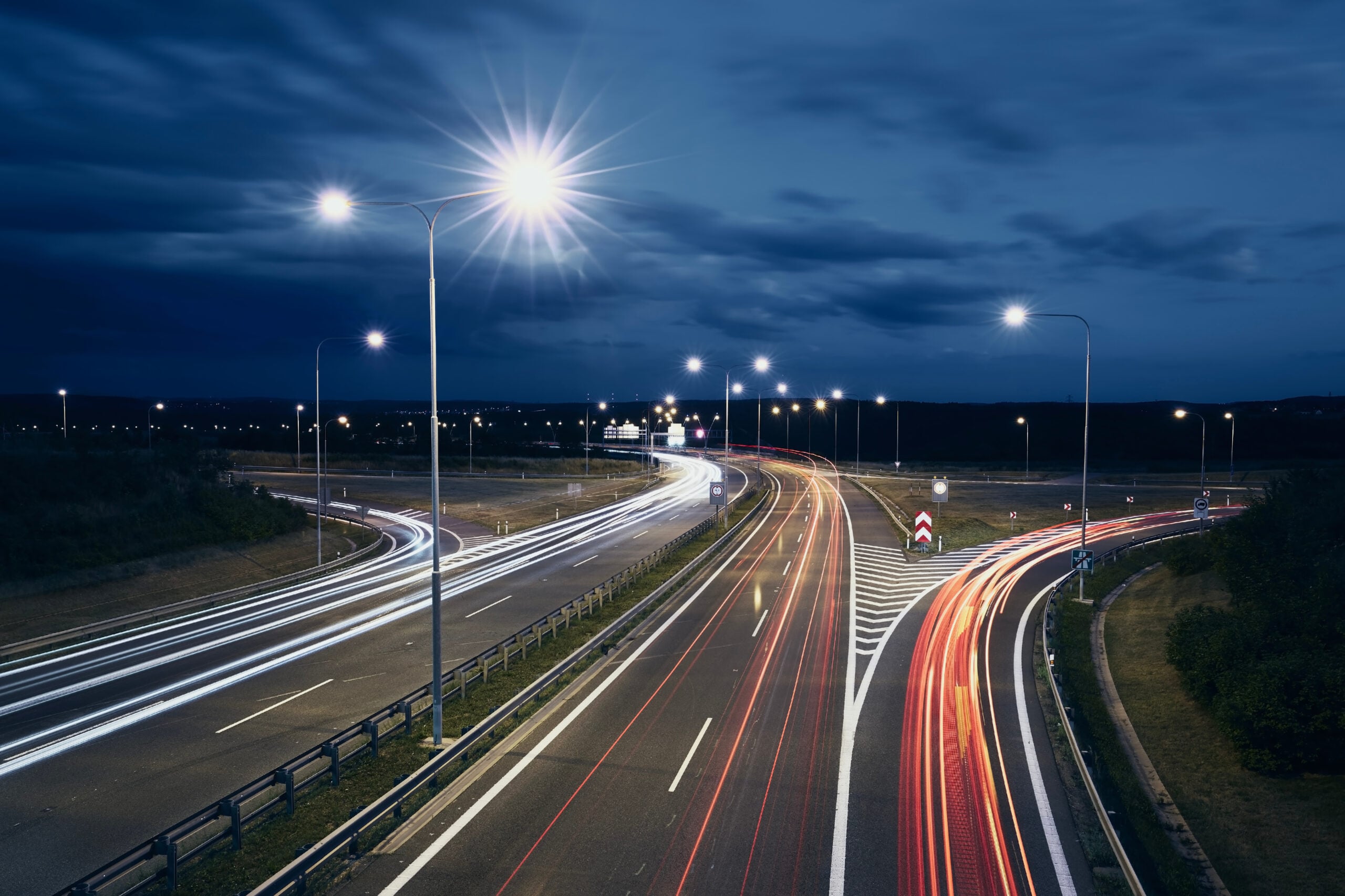 Wind energy from motorway lampposts.